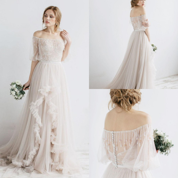 Красивое свадебное платье из атласа с коротким рукавом и рукавом с длинным рукавом