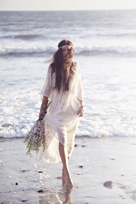 Свадебное пляжное платье
