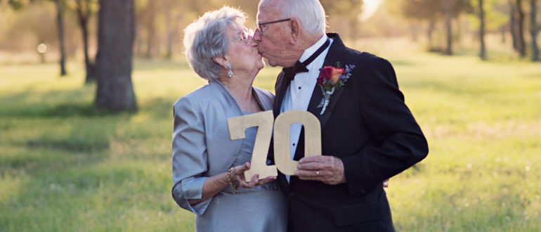 70 лет со дня свадьбы