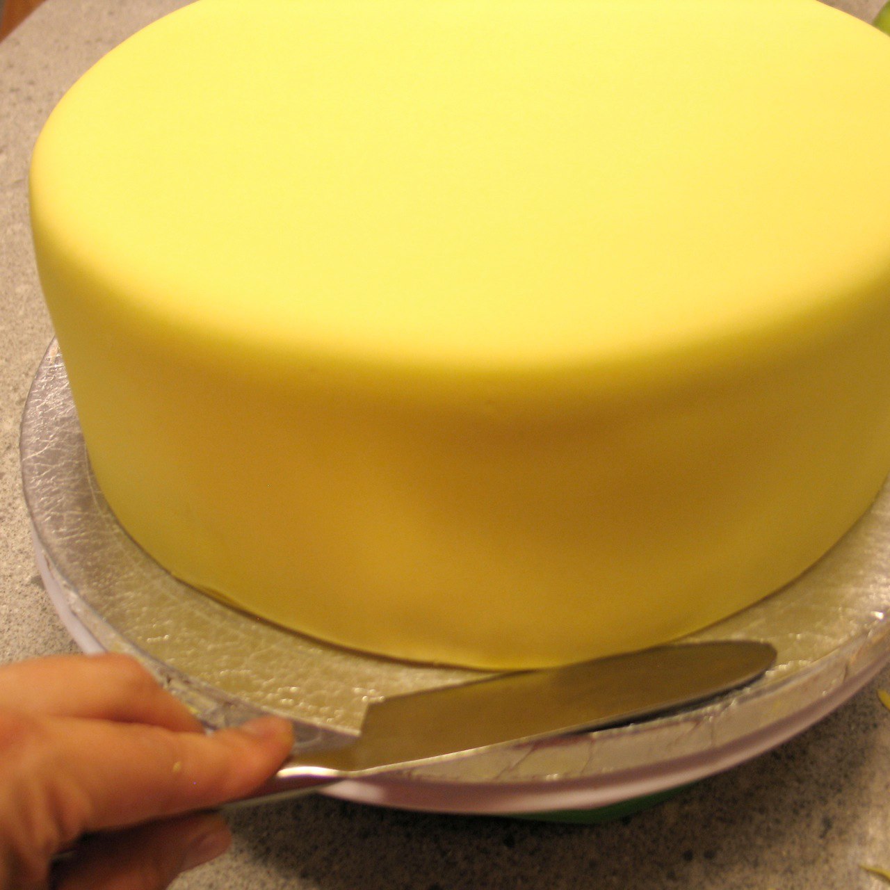 Подготовка торта к обтяжке мастикой