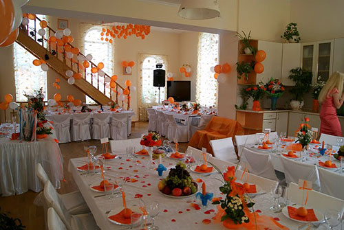 Оранжевая свадьба или свадьба в оранжевом цвете фото 17