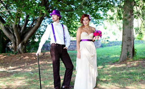 Свадьба в фиолетовом цвете фото 11