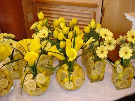 Свадьба в желтом цвете фото 4