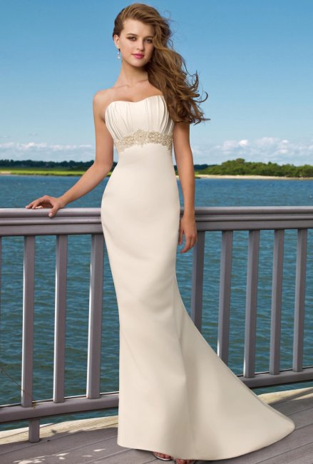 Атласное платье в стиле русалка - выбор для утончённых невест