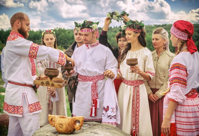 Свадьба по славянским обычаям
