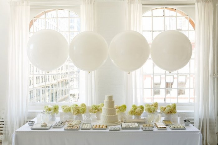 Гигантские шары на свадьбу