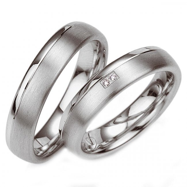 Венчальные кольца из серебра