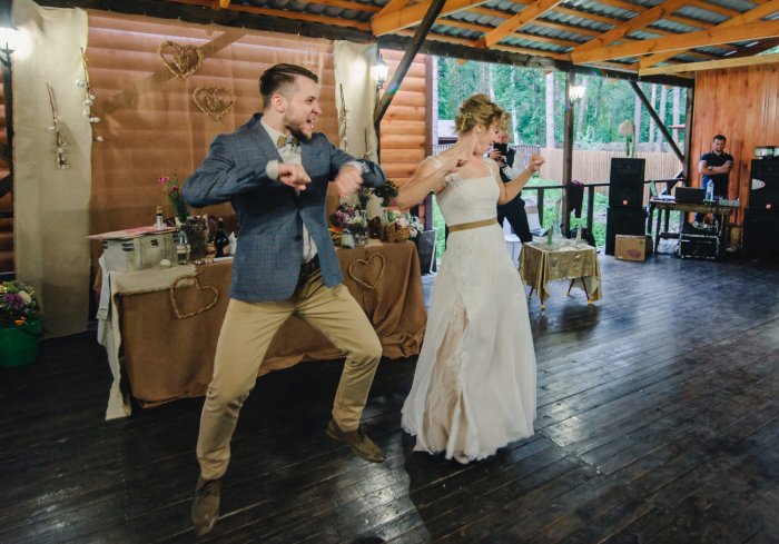 Смешанный танец на свадьбе