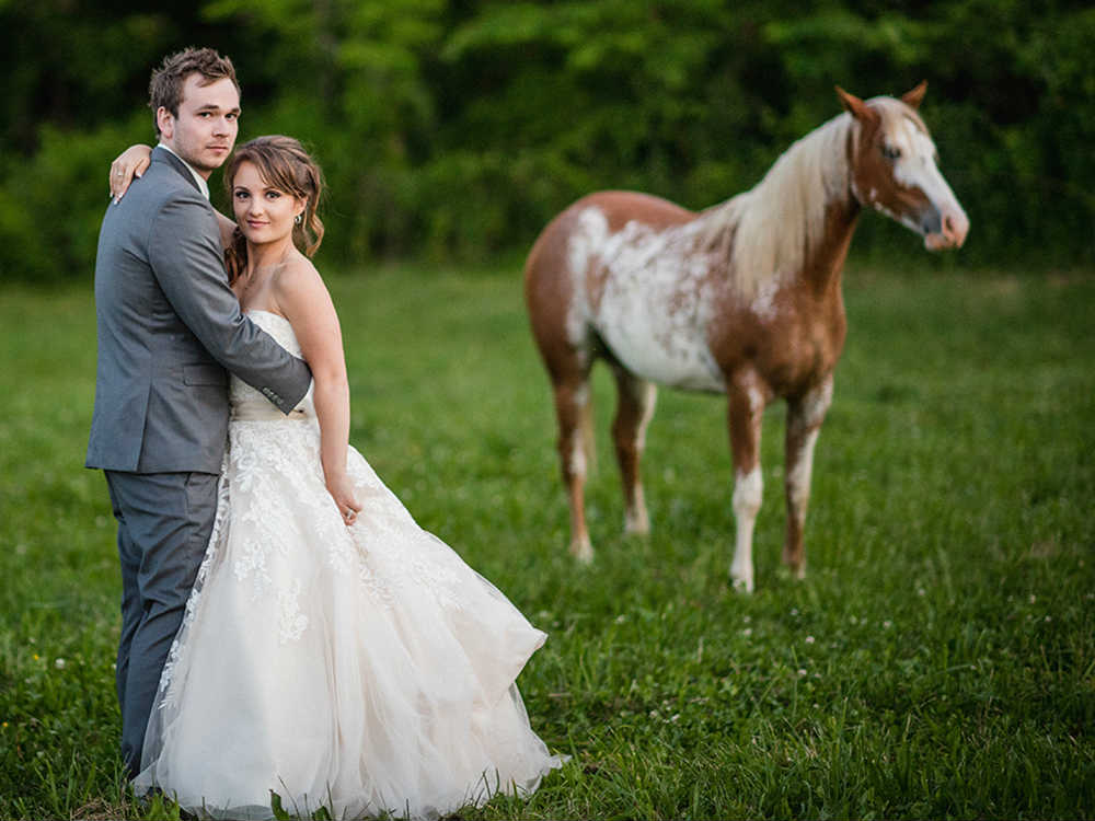 Wedding-on-horseback-na-opushke-lesa Свадьба на лошадях: несколько фотографий невест с лошадьми