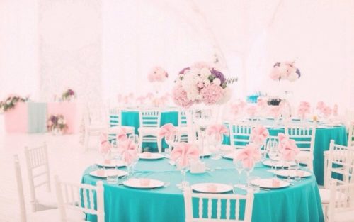 Мятно-розовый цвет свадьбы