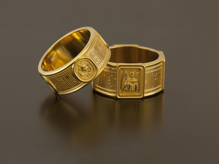 Парные кольца для венчания в церкви