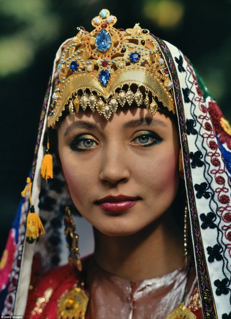 Головной убор узбекской невесты