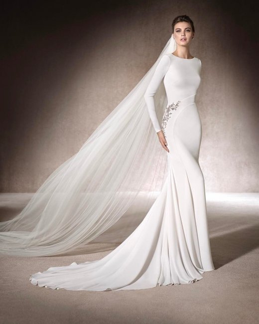 Ткань креп для свадебного платья