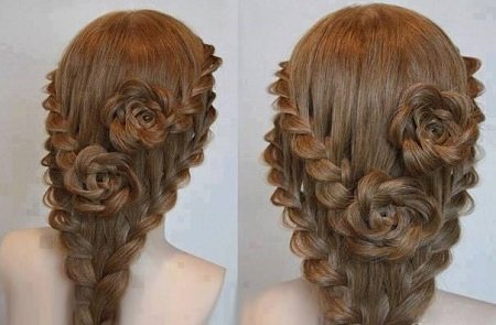 розы из волос