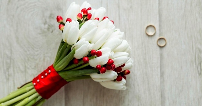 Свадебный букет из тюльпанов – самые красивые композиции из тюльпанов и других цветов