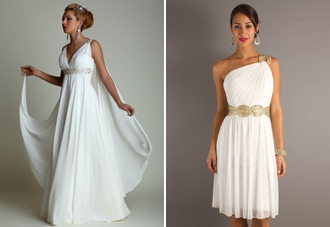 серьги под свадебное платье в греческом стиле
