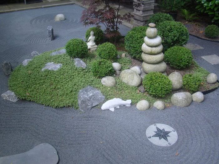 Сад камней в японском стиле своими руками