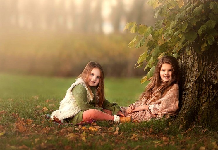 Осенняя фотосессия для ребёнка - идеи