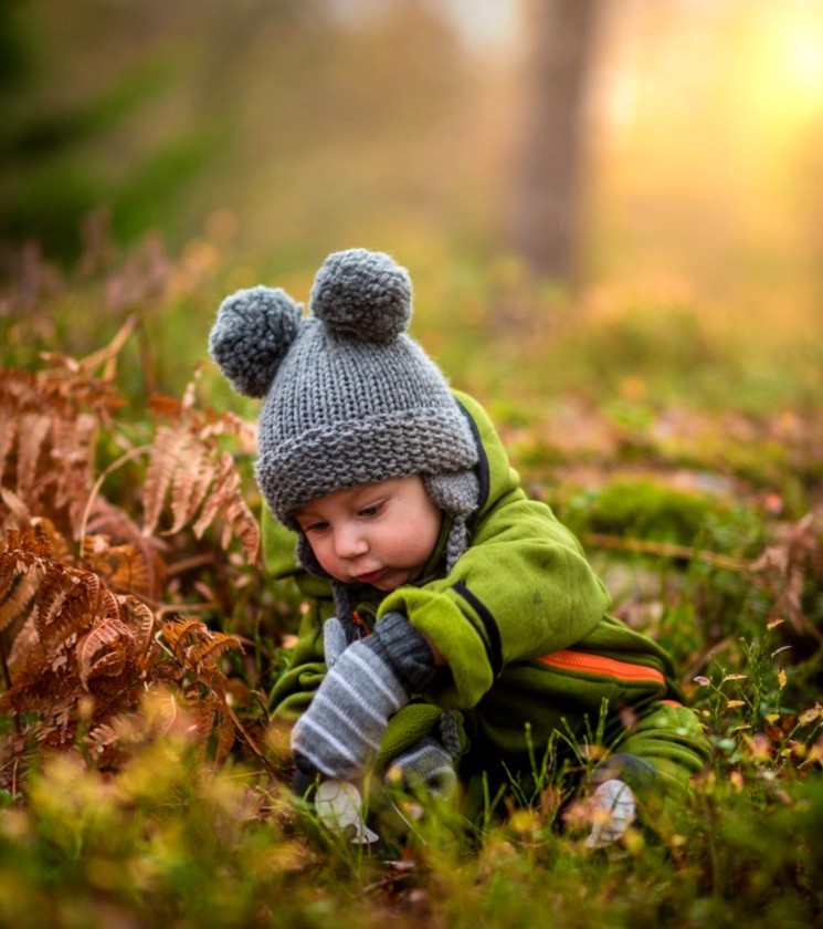 Осенняя фотосессия для ребёнка